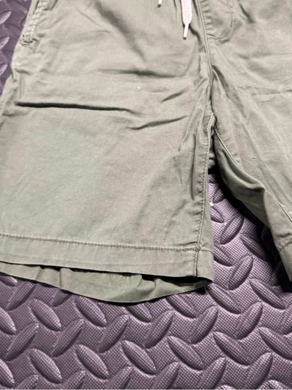 Old Navy Boys Green Drawstring Shorts Size L 10-12 Casual Summer